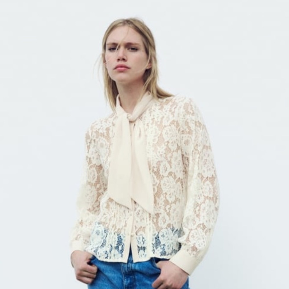 Zara lace top